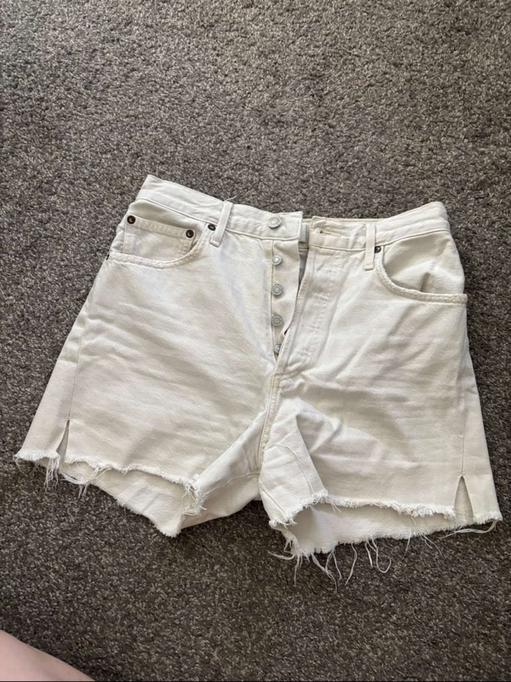 Agolde Parker Denim Shorts